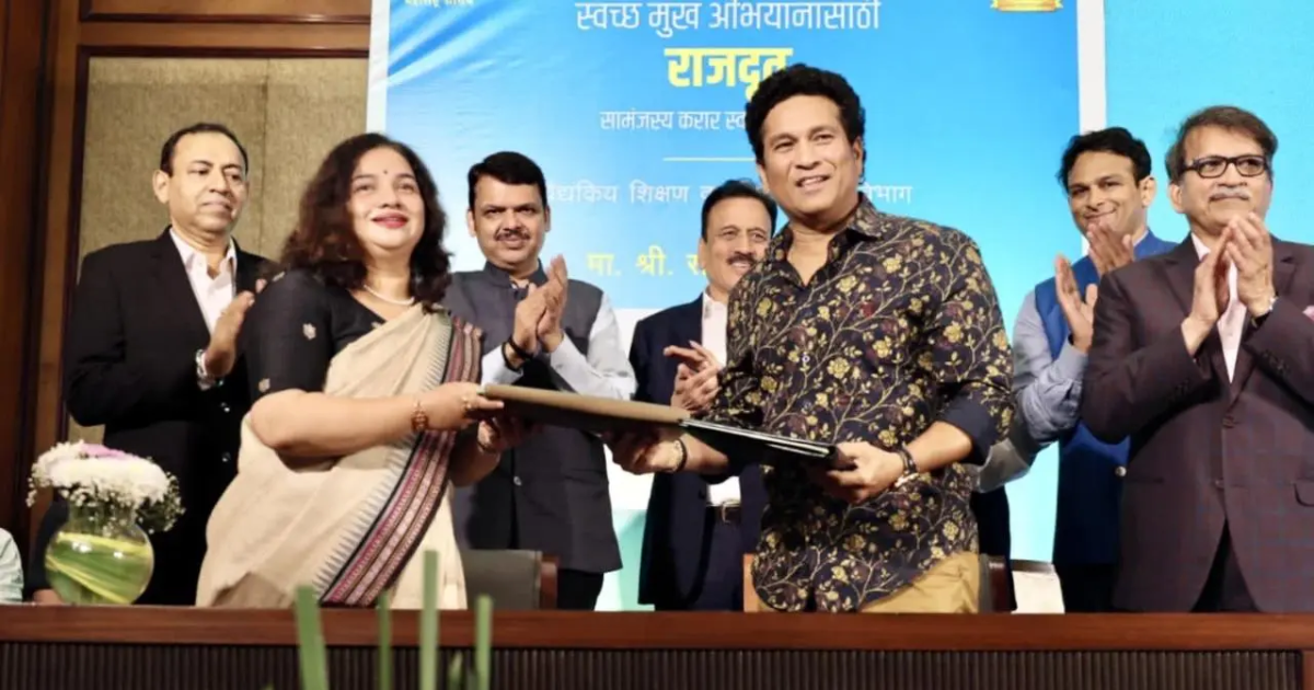 Maharashtra names Sachin Tendulkar as 'Smile Ambassador' to promote oral hygiene